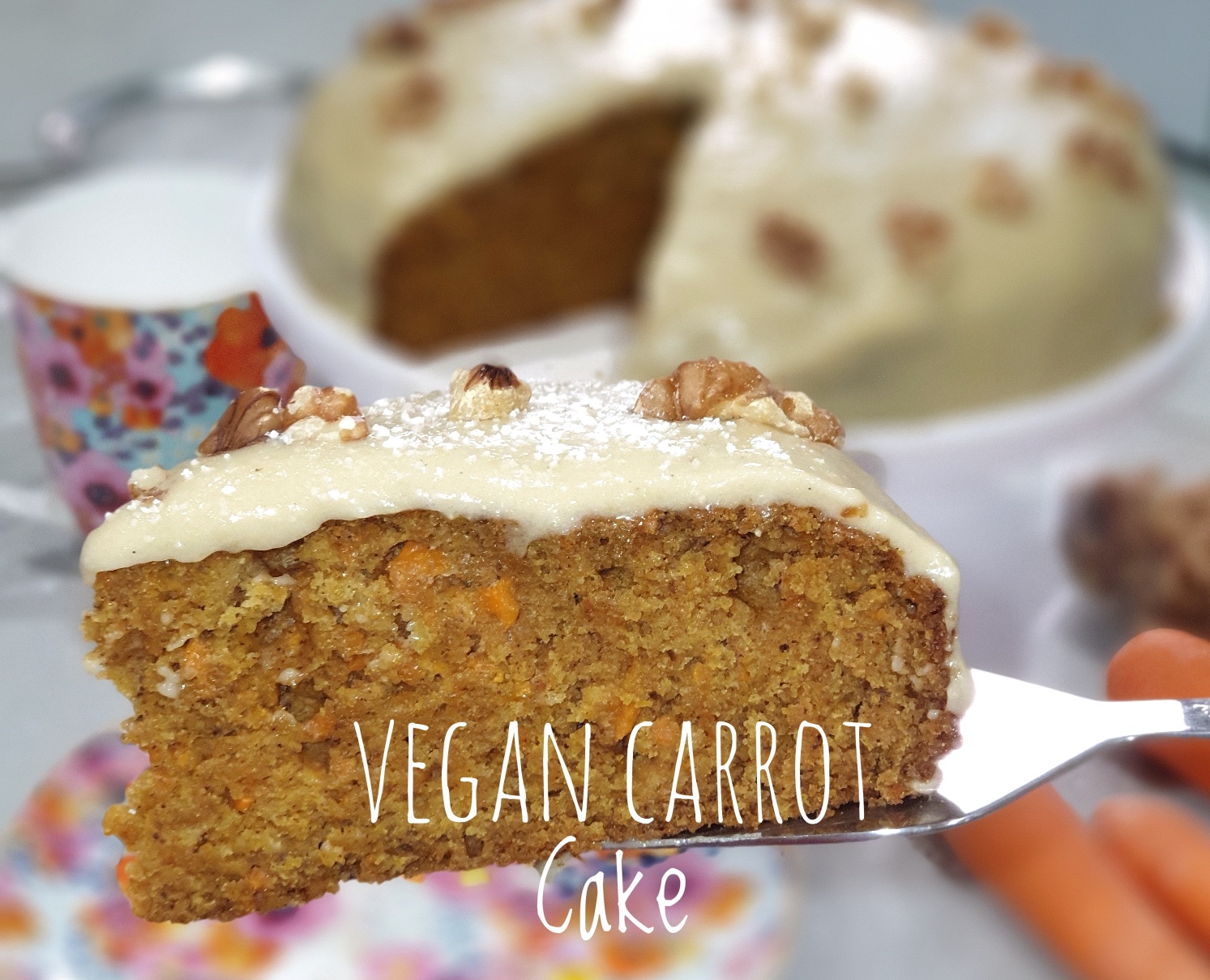 Carrot Cake with Cashew Butter Frosting